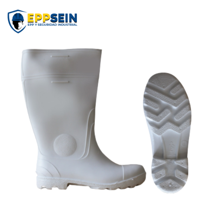 BOTA DE PVC BLANCO